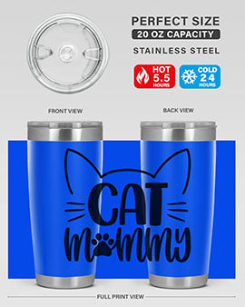 Cat Mommy Style 88#- cat- Tumbler
