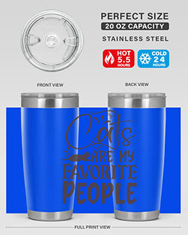 Cats Are My Favorite People Style 7#- cat- Tumbler