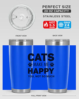 Cats Make Me Style 40#- cat- Tumbler