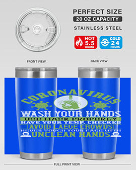 Coronavirus Wash Your Hands Use Style 1#- corona virus- Cotton Tank