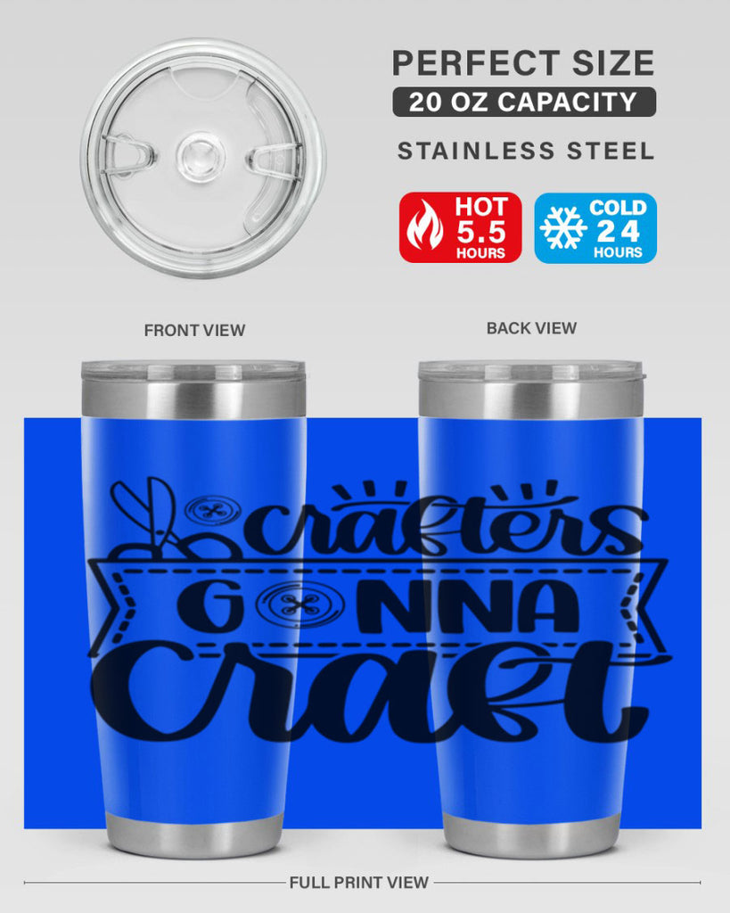 Crafters Gonna Craft 36#- crafting- Tumbler