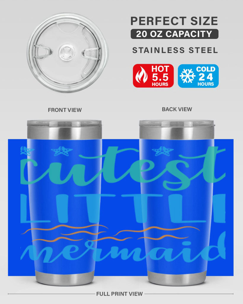 Cutest Little Mermaid Design 97#- mermaid- Tumbler
