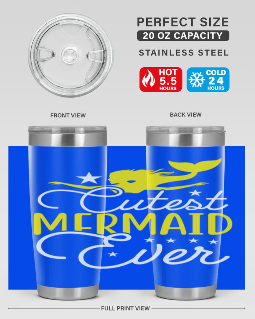 Cutest Mermaid Ever 92#- mermaid- Tumbler