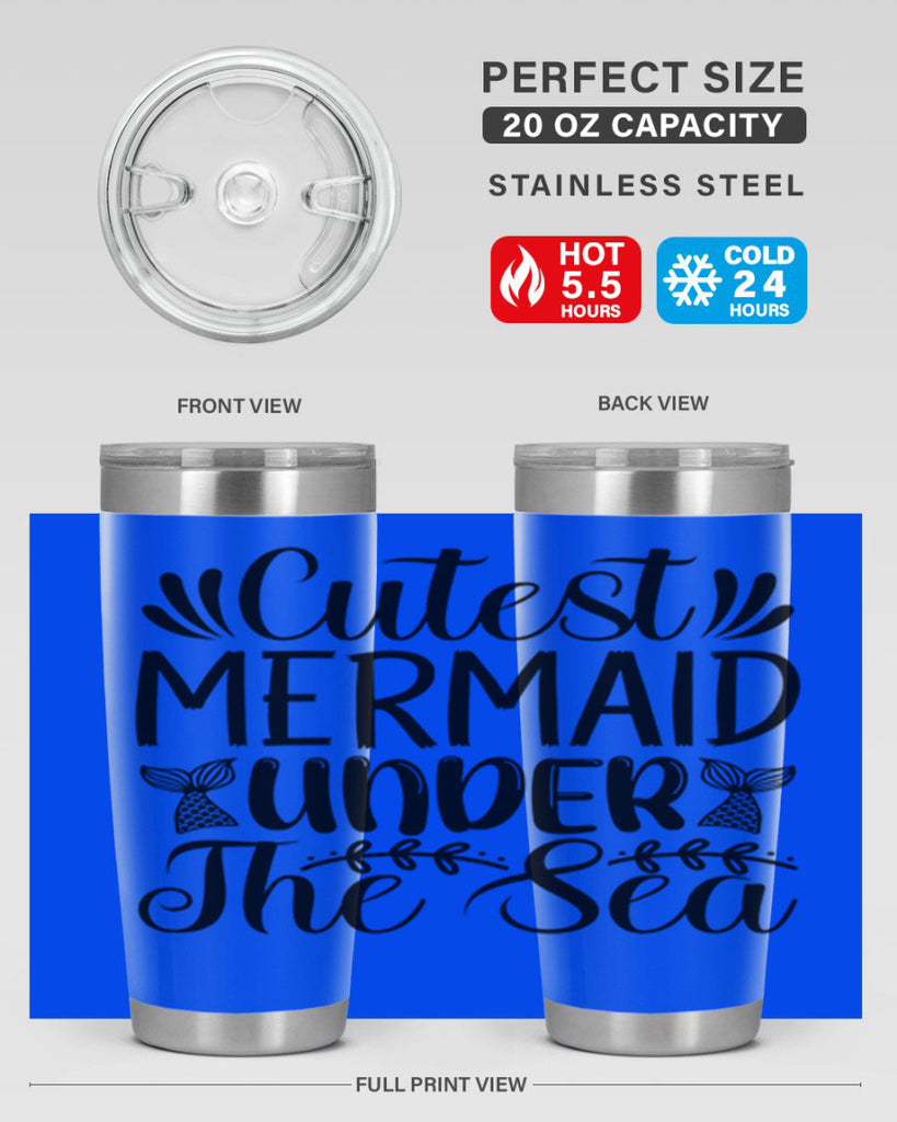 Cutest Mermaid Under The Sea 108#- mermaid- Tumbler