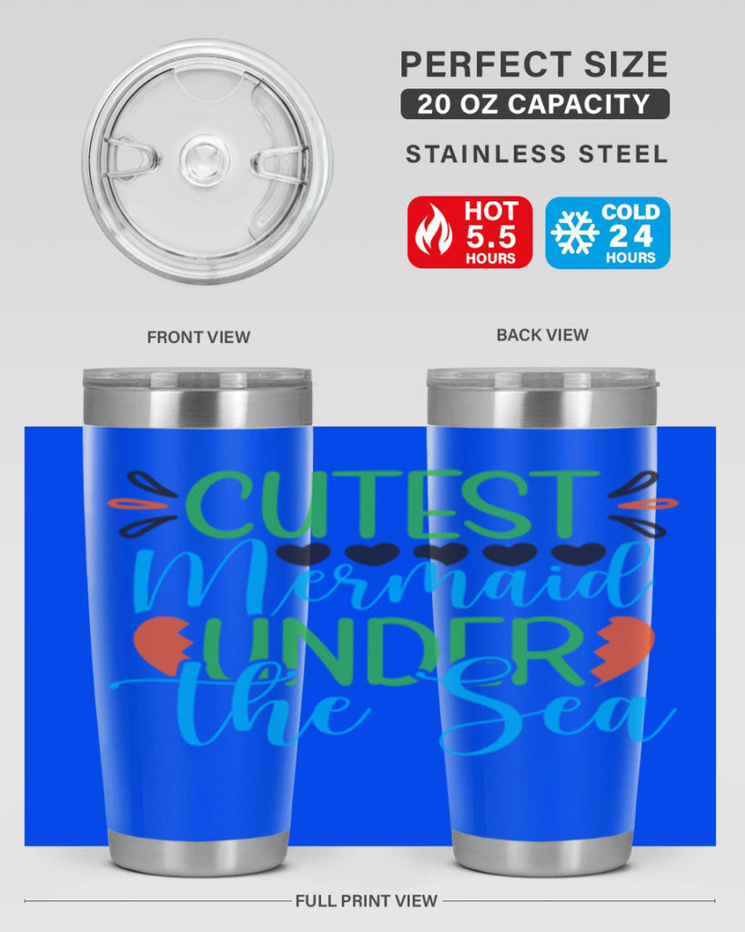 Cutest Mermaid Under The Sea 109#- mermaid- Tumbler