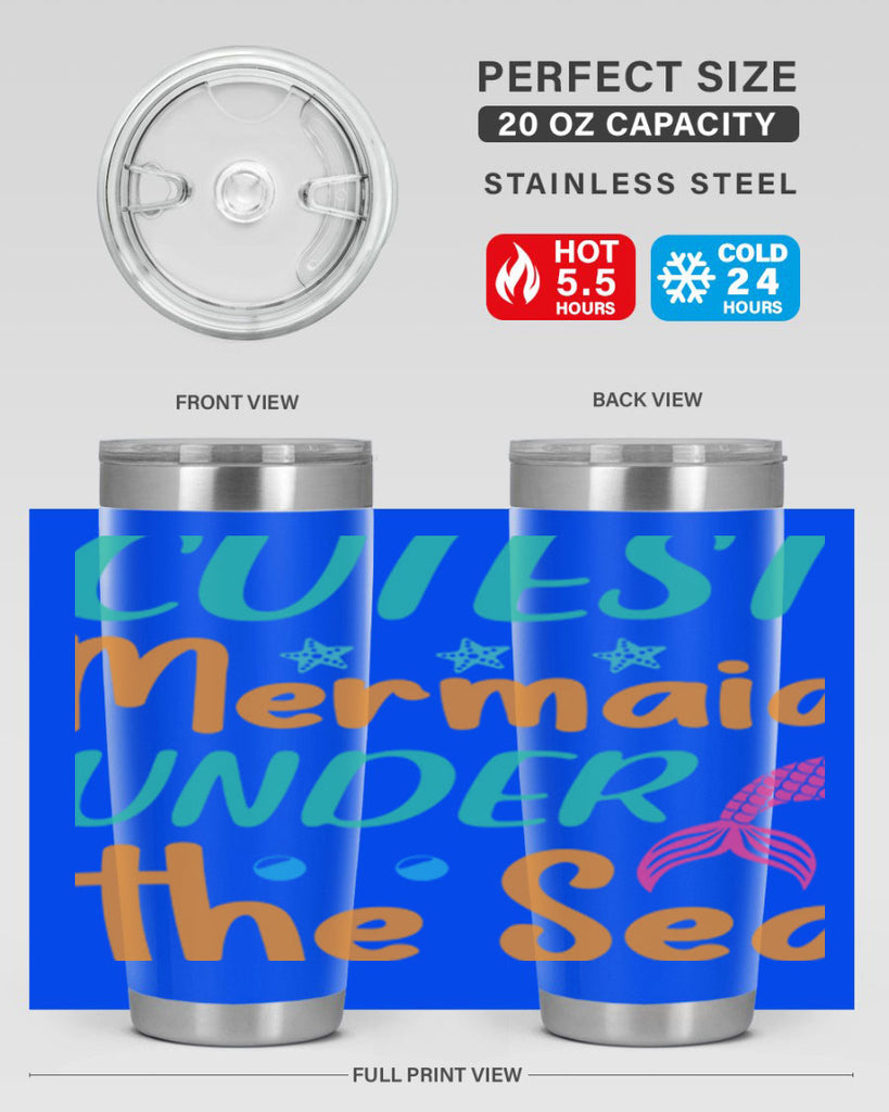 Cutest Mermaid Under the Sea 107#- mermaid- Tumbler