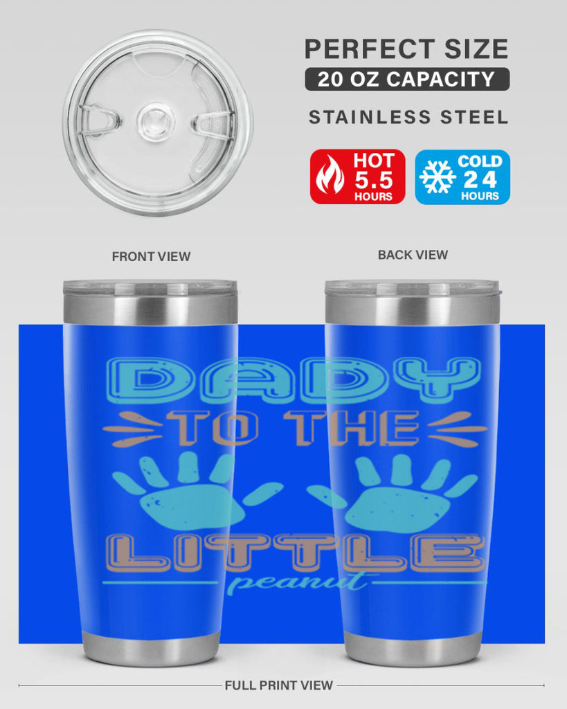 Dady to the little peanut Style 43#- baby shower- tumbler