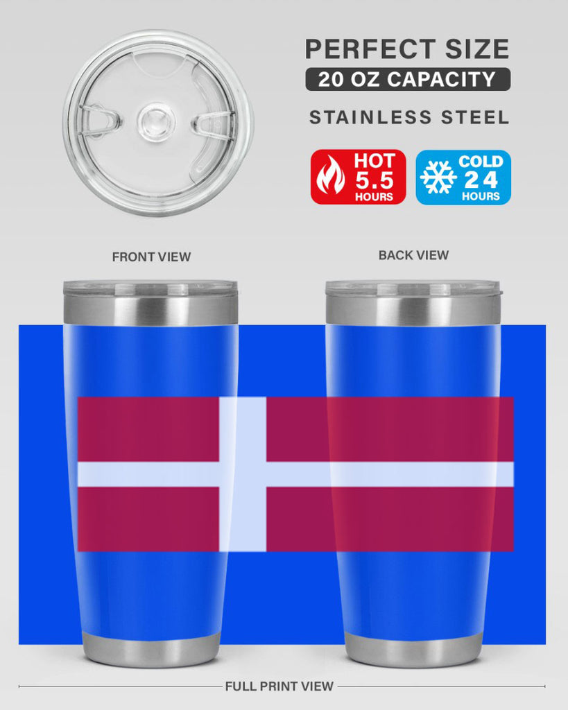 Denmark 151#- world flags- Tumbler