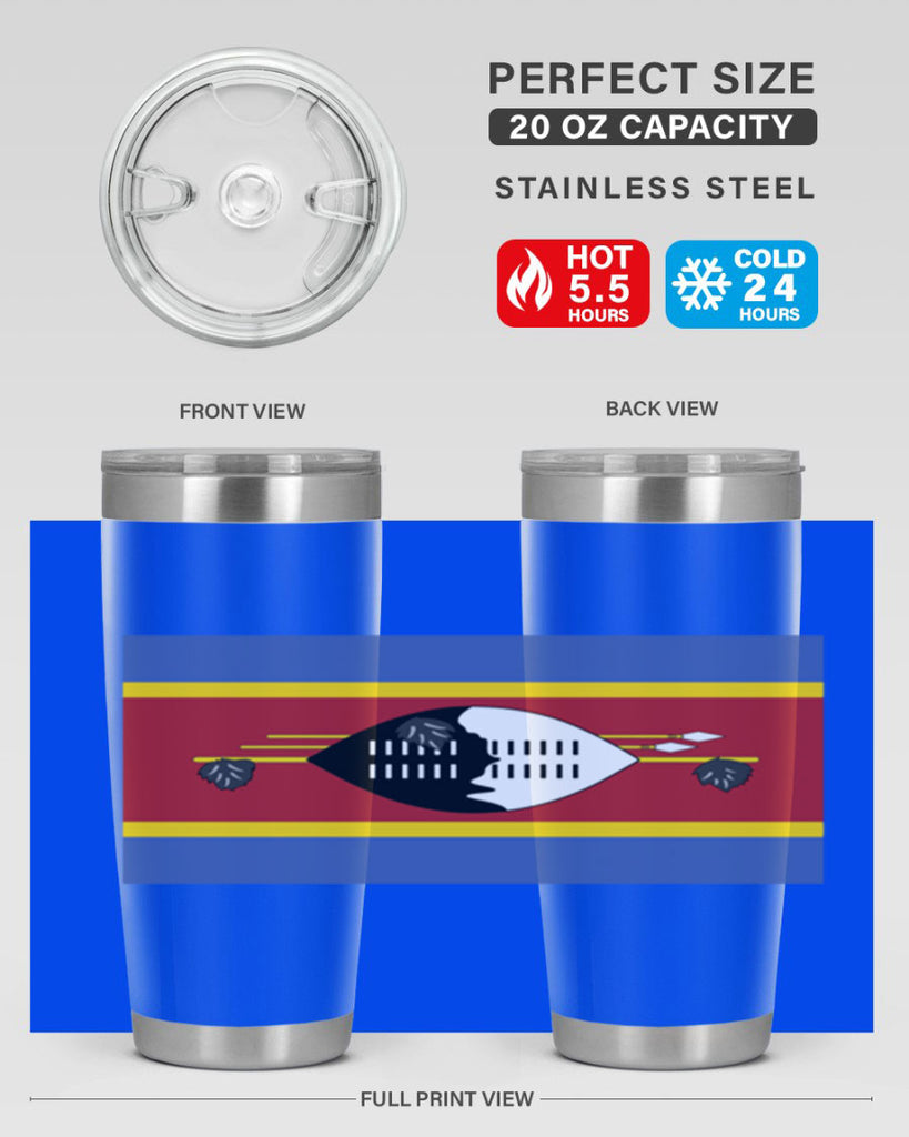 Eswatini 141#- world flags- Tumbler