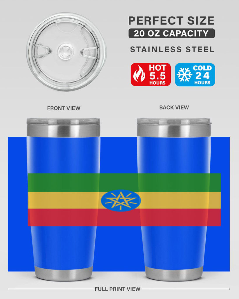 Ethiopia 140#- world flags- Tumbler