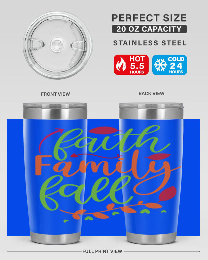 Faith Family Fall 82#- fall- Tumbler