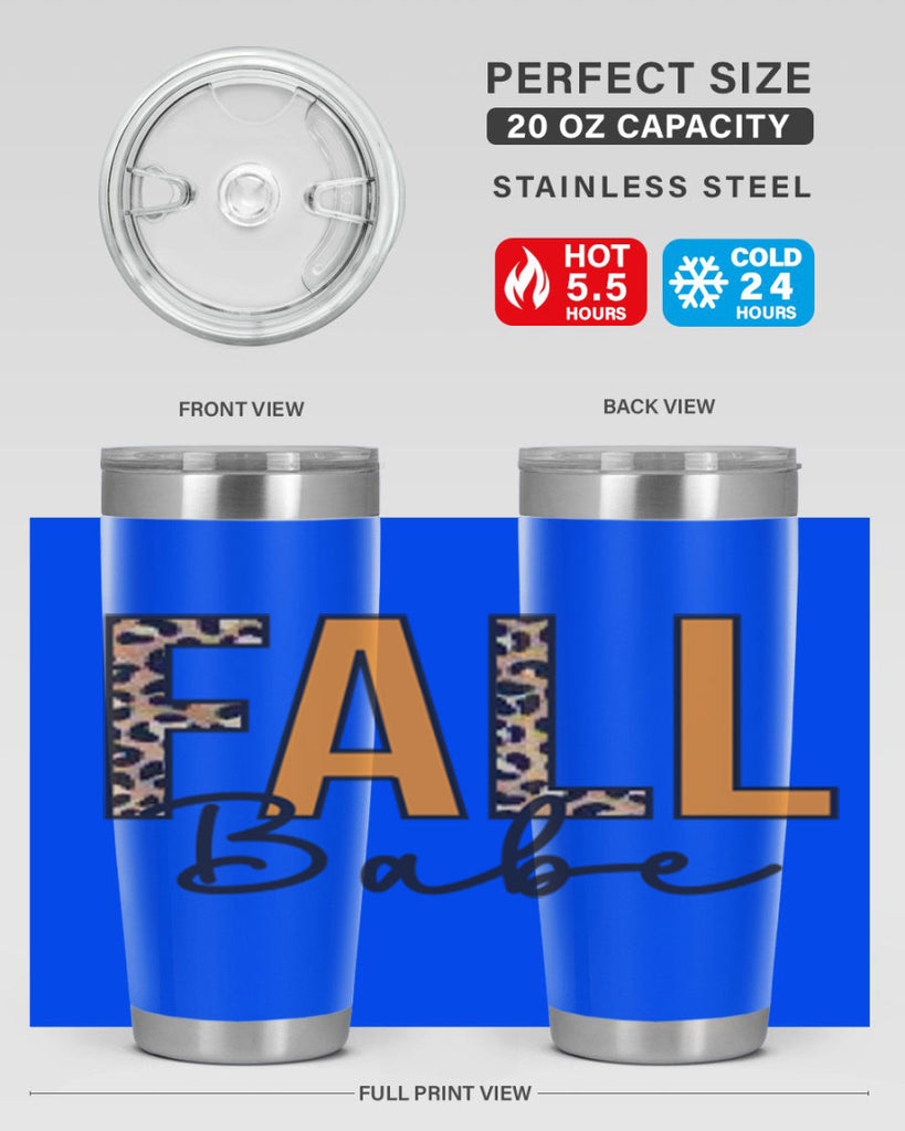 Fall Babe 87#- fall- Tumbler
