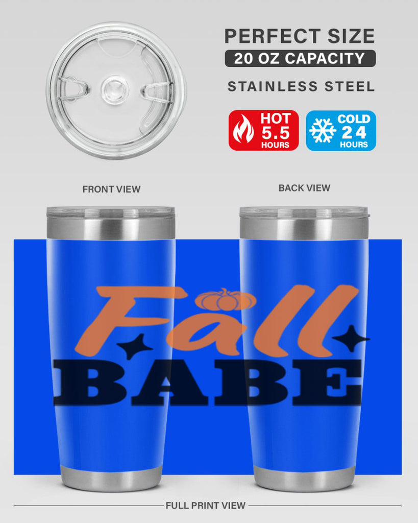 Fall Babe 89#- fall- Tumbler