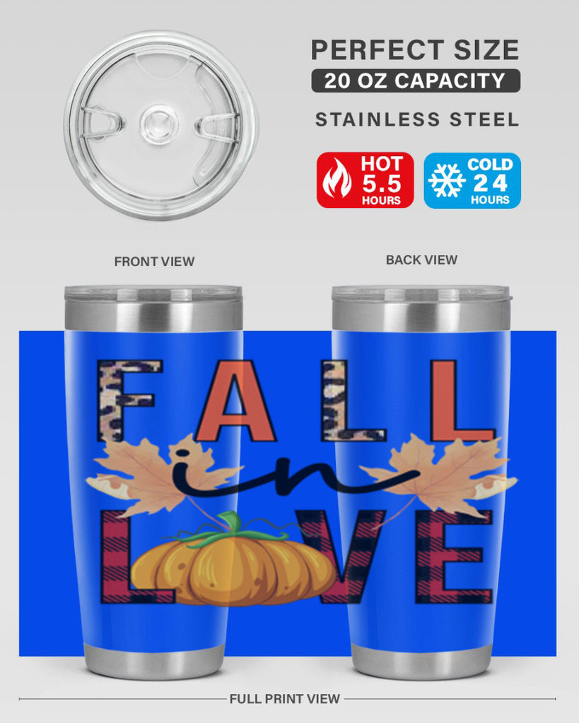 Fall in Love 104#- fall- Tumbler