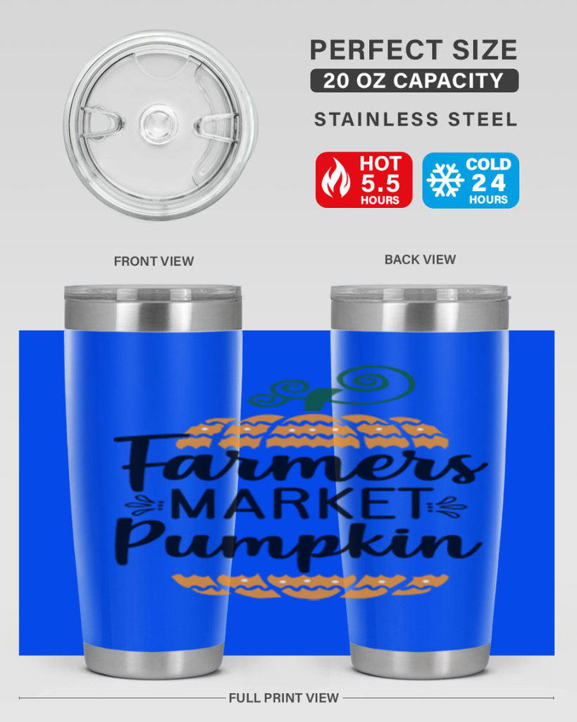Farmersmarketpumpkin 179#- fall- Tumbler