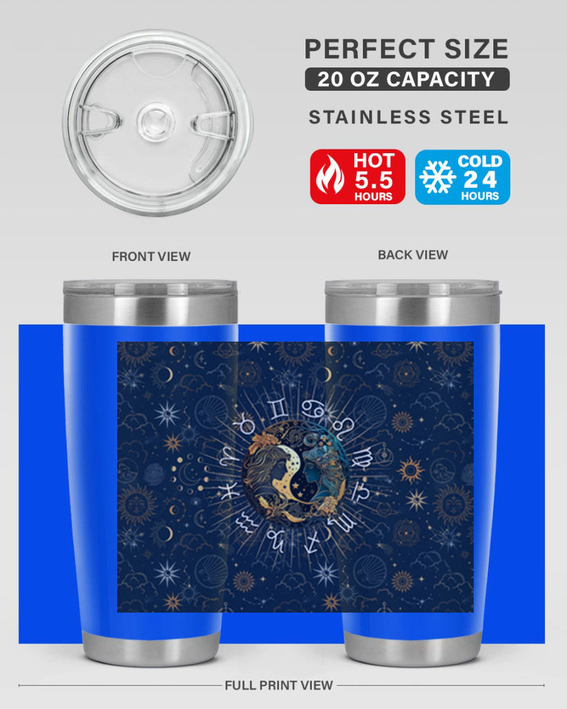 Gemini Straight 219#- zodiac- Tumbler