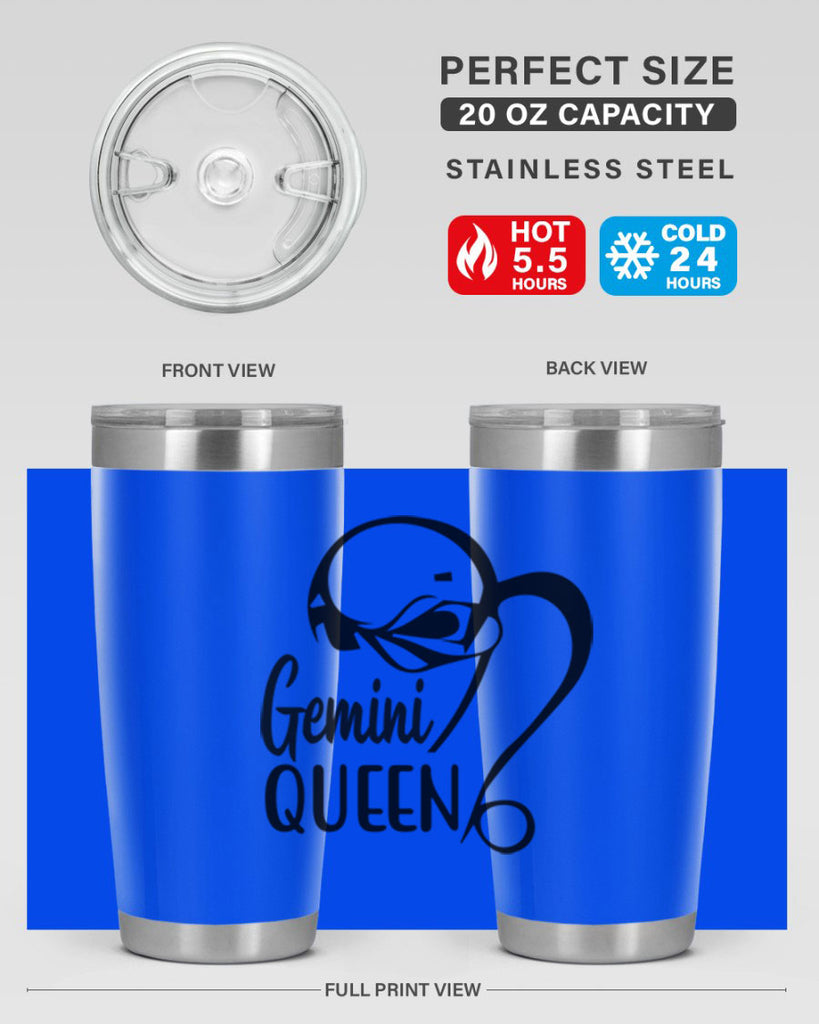 Gemini queen 231#- zodiac- Tumbler