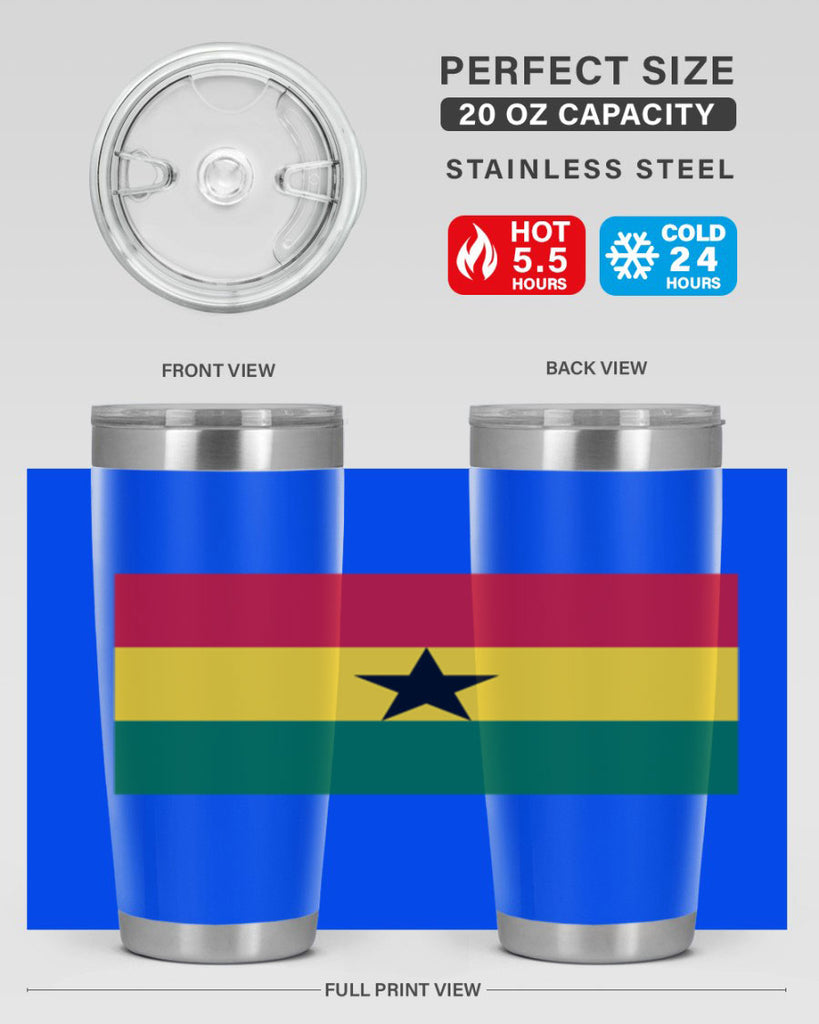 Ghana 132#- world flags- Tumbler
