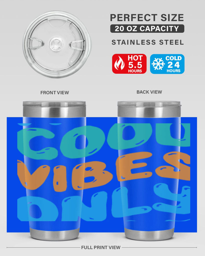 Good Vibes Only Design 200#- mermaid- Tumbler