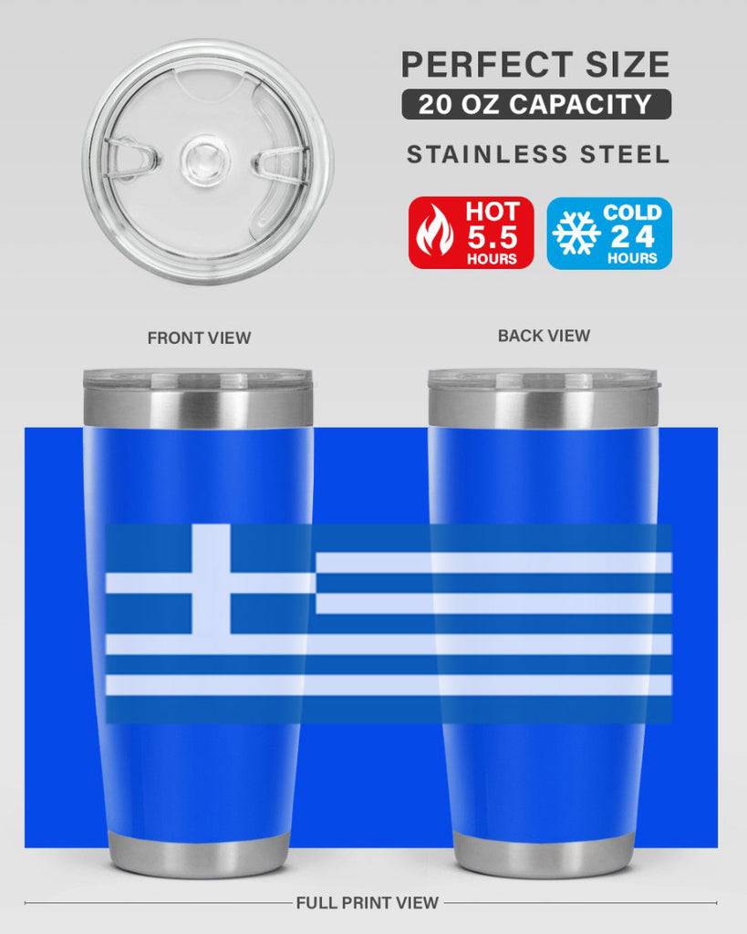 Greece 131#- world flags- Tumbler