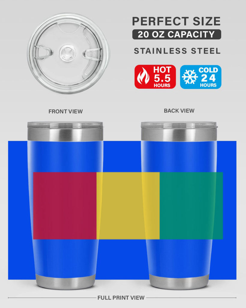 Guinea 127#- world flags- Tumbler