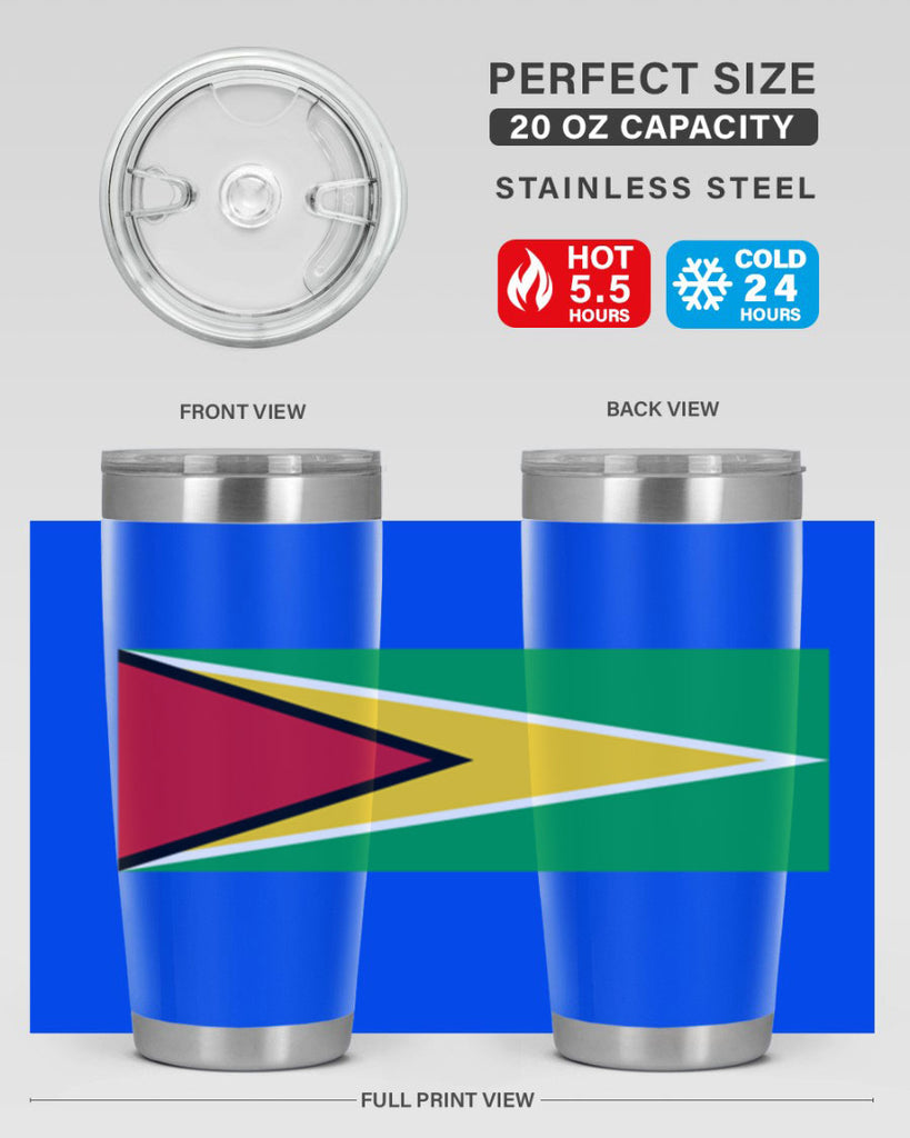 Guyana 126#- world flags- Tumbler