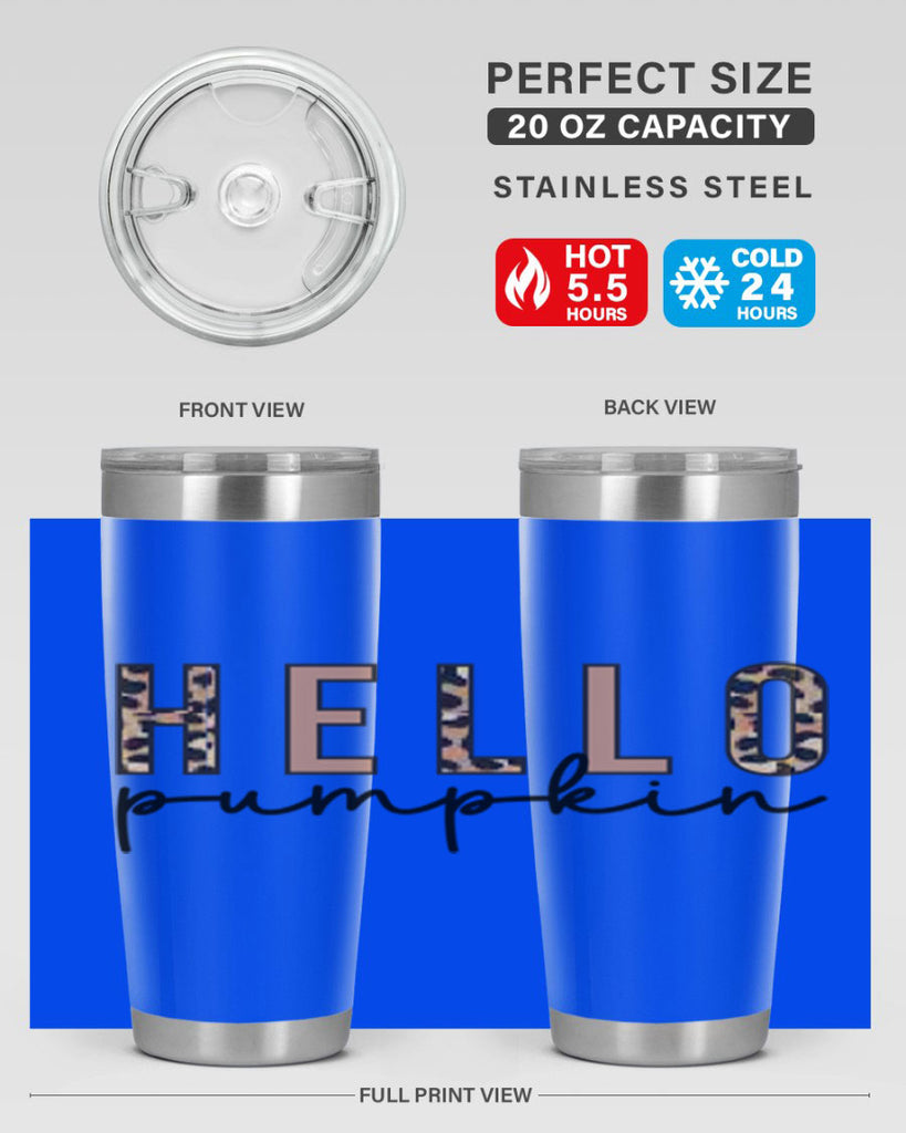 Hello Pumpkin Fall 291#- fall- Tumbler