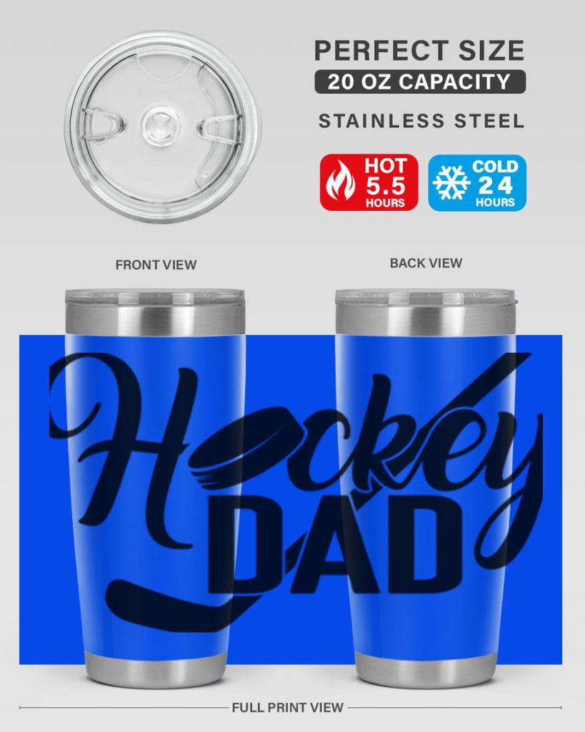 Hockey dad 1188#- hockey- Tumbler