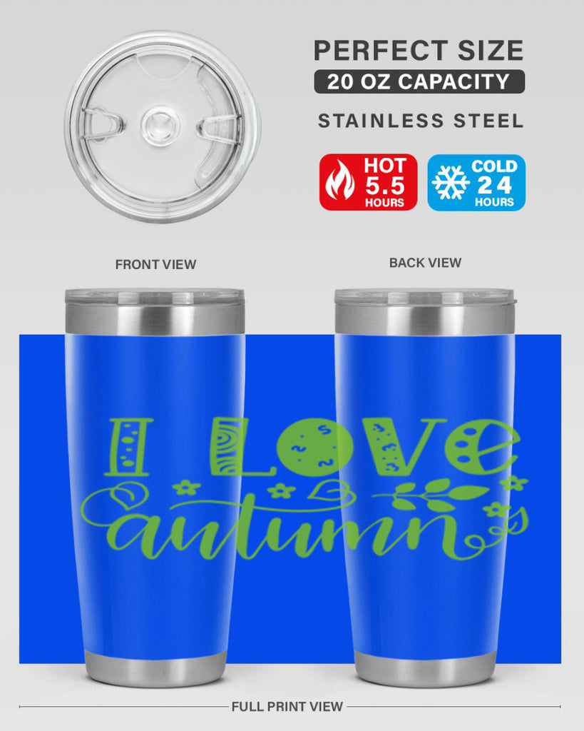 I Love Autumn 325#- fall- Tumbler