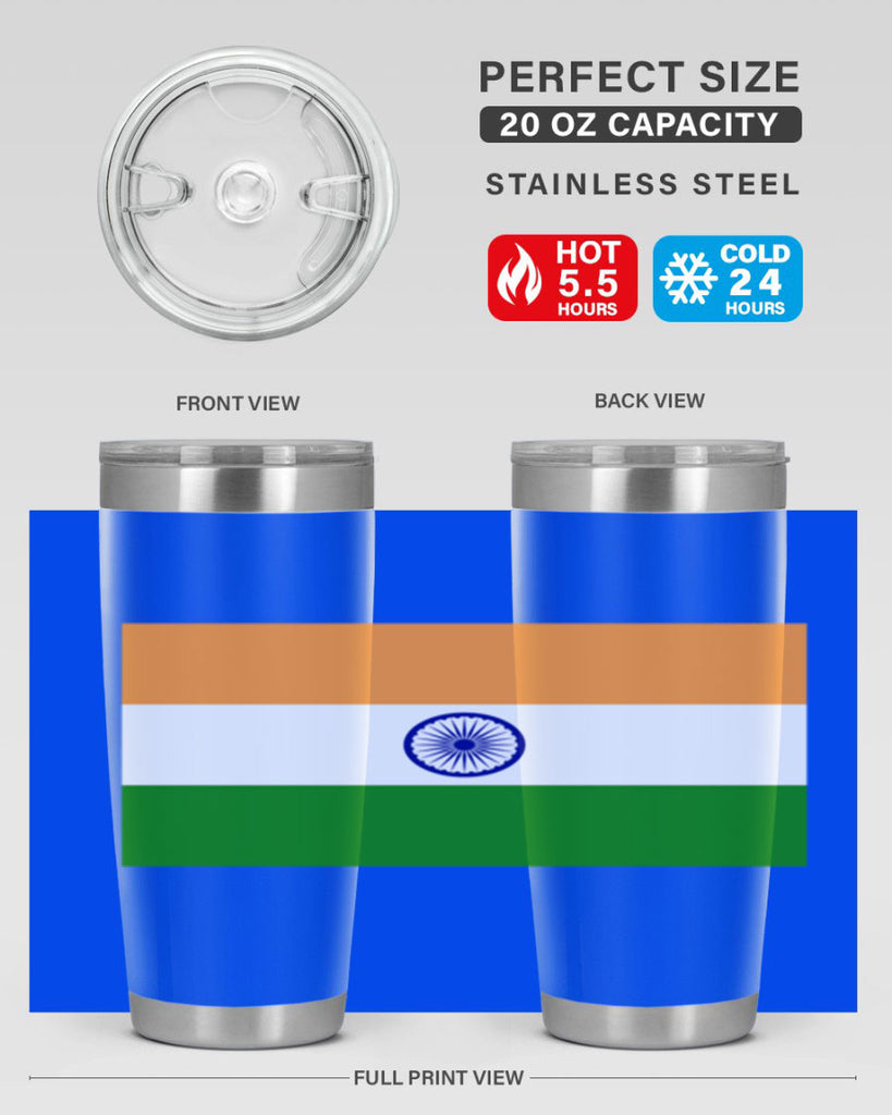 India 121#- world flags- Tumbler