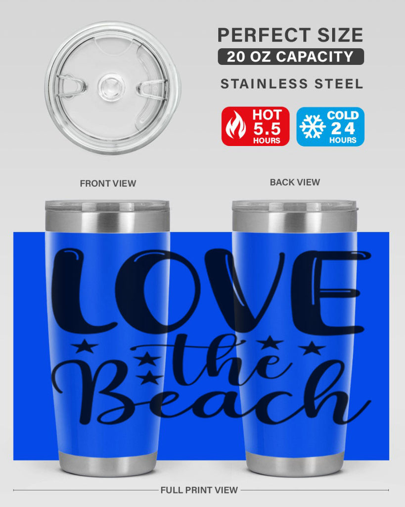 Love The Beach 305#- mermaid- Tumbler