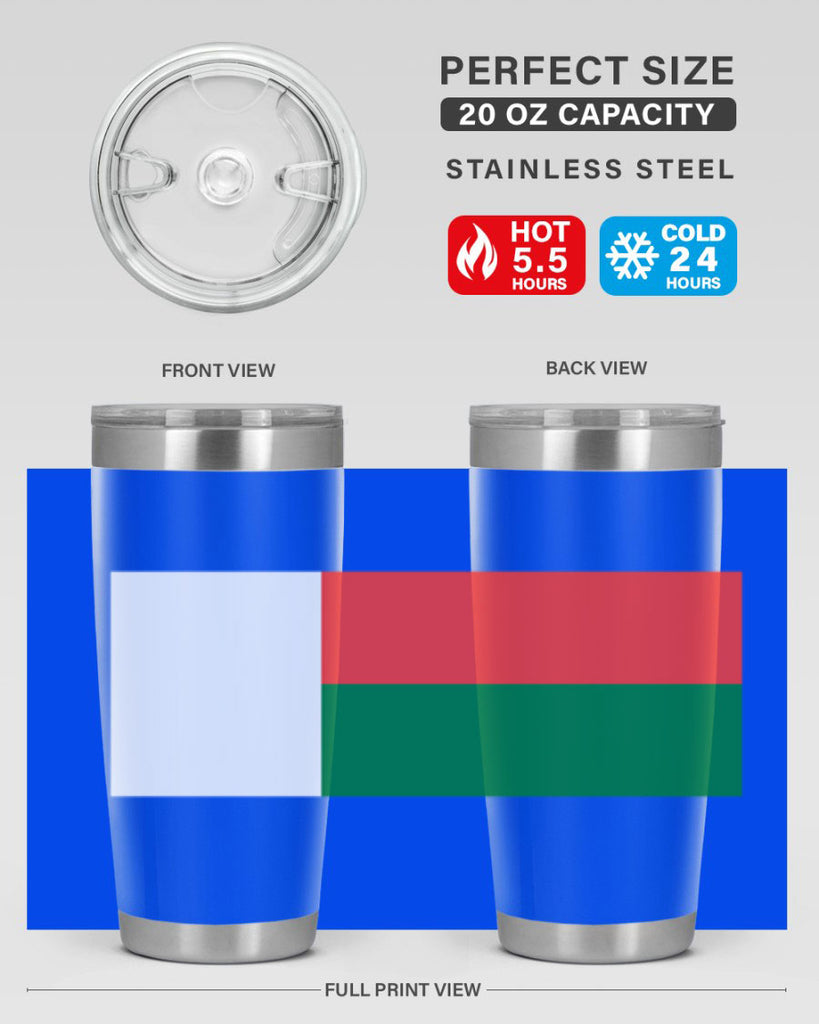 Madagascar 96#- world flags- Tumbler