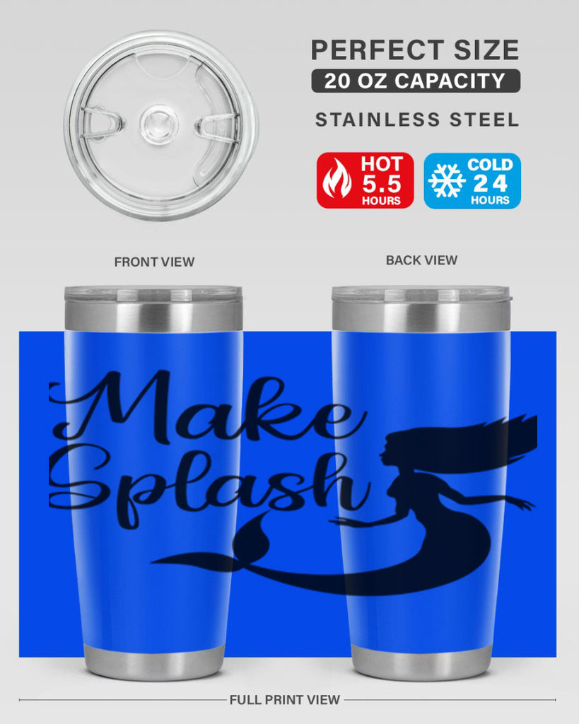 Make splash 316#- mermaid- Tumbler