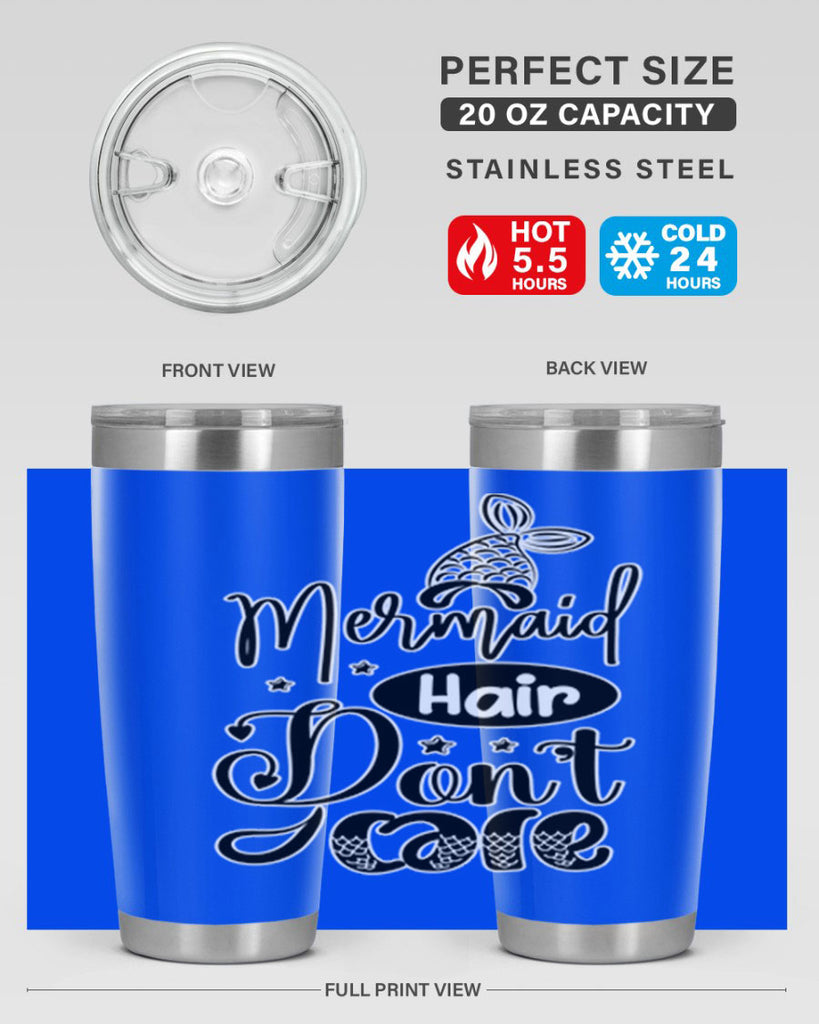 Mermaid Hair Dont Care 407#- mermaid- Tumbler