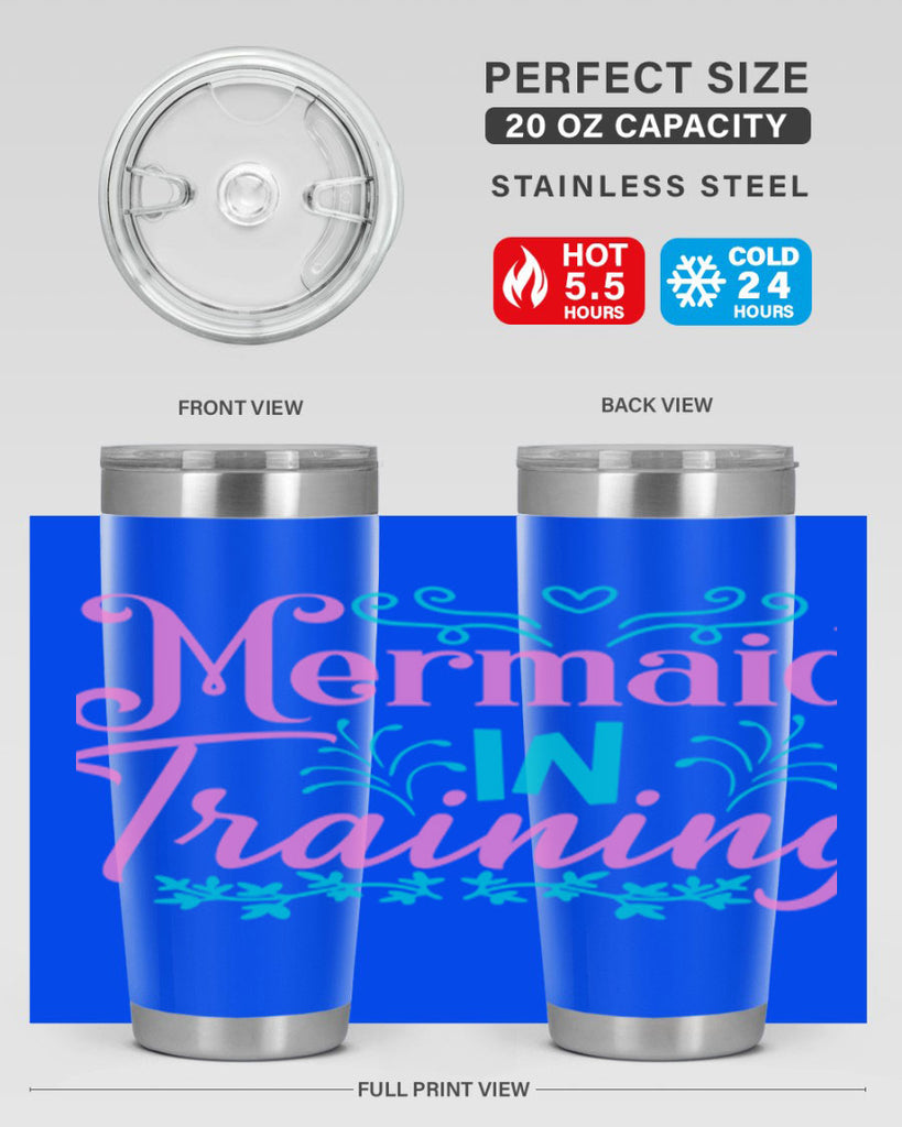 Mermaid In Training 366#- mermaid- Tumbler