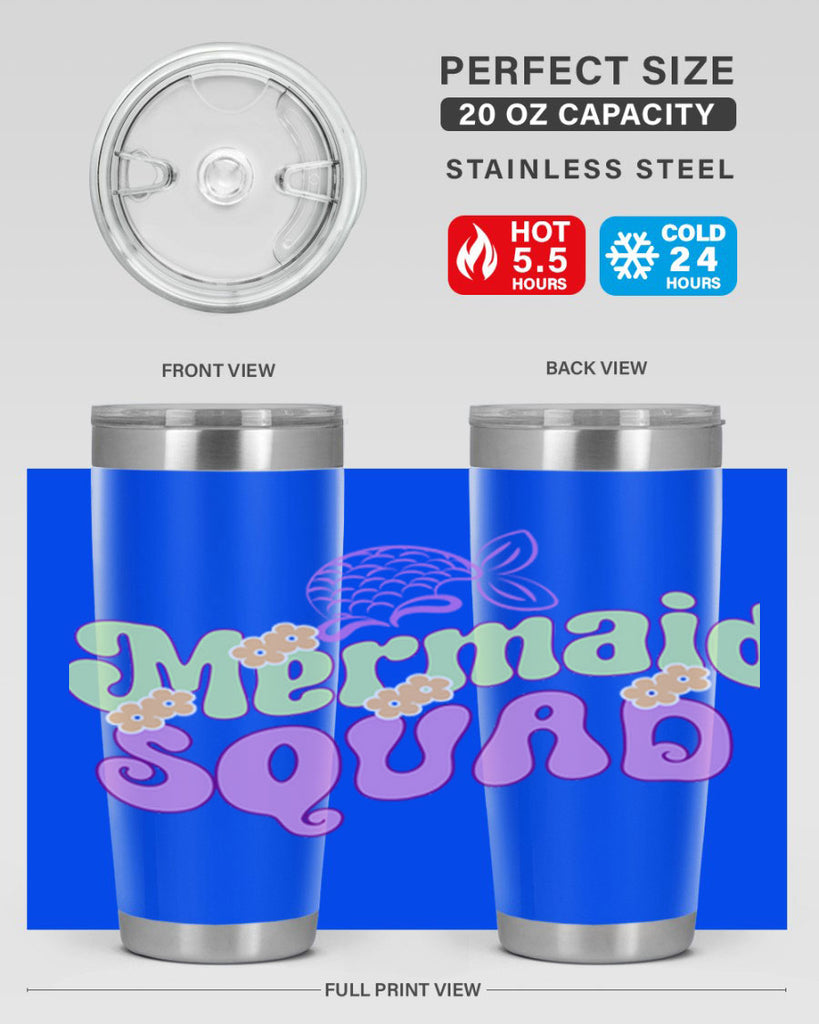 Mermaid Squad 445#- mermaid- Tumbler