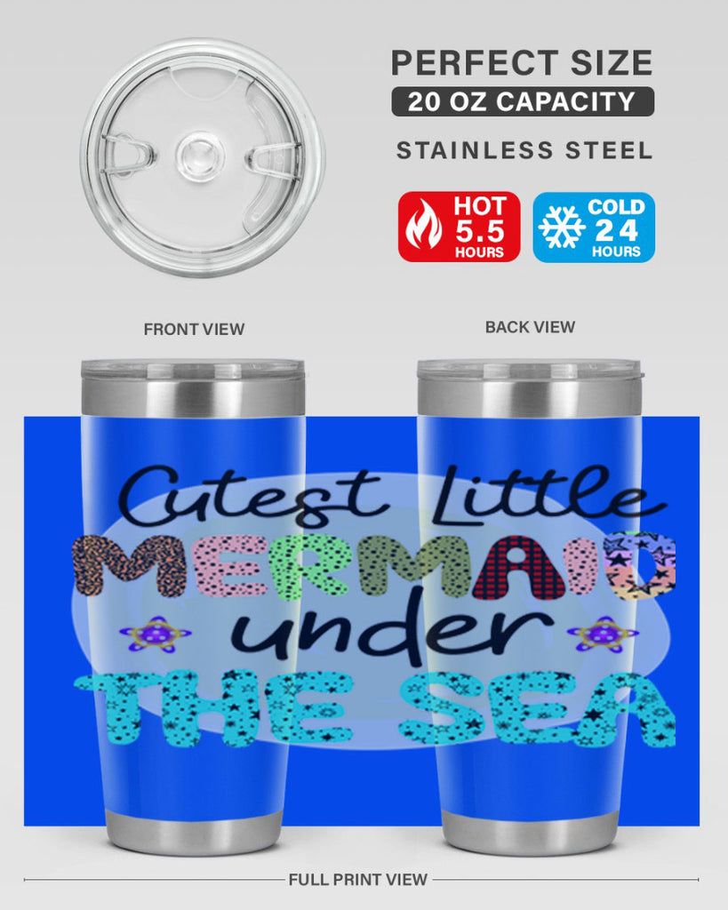 Mermaid Tshirt design 452#- mermaid- Tumbler