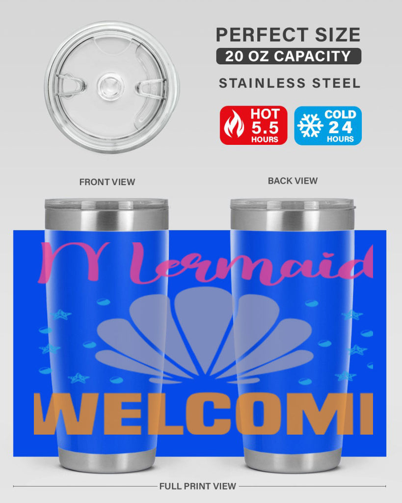 Mermaid Welcome Design 467#- mermaid- Tumbler