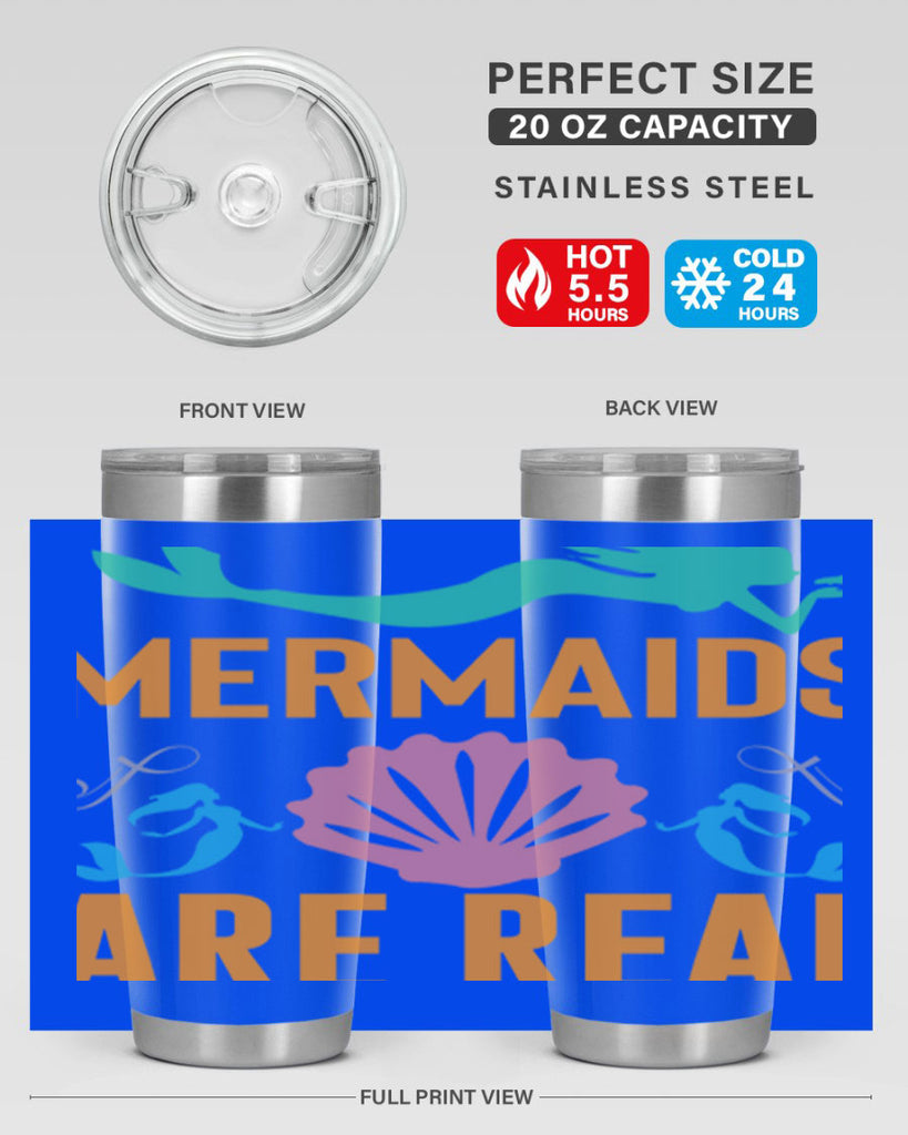 Mermaids Are Real Design 478#- mermaid- Tumbler