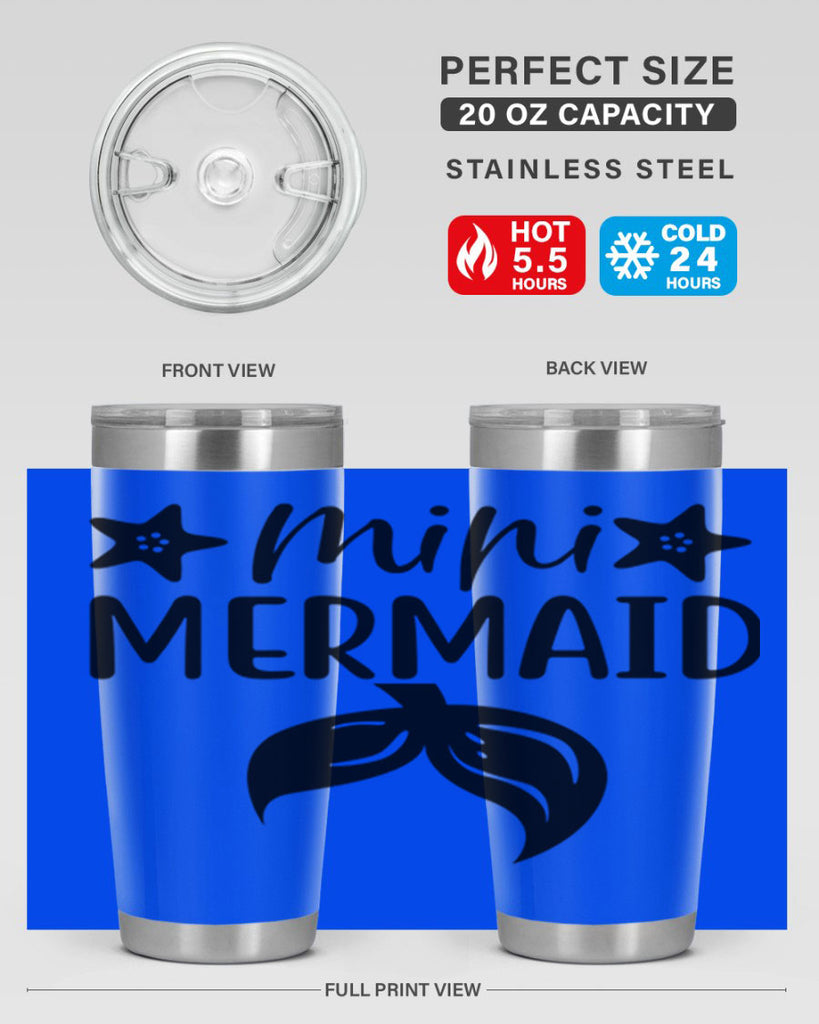 Mini mermaid 511#- mermaid- Tumbler