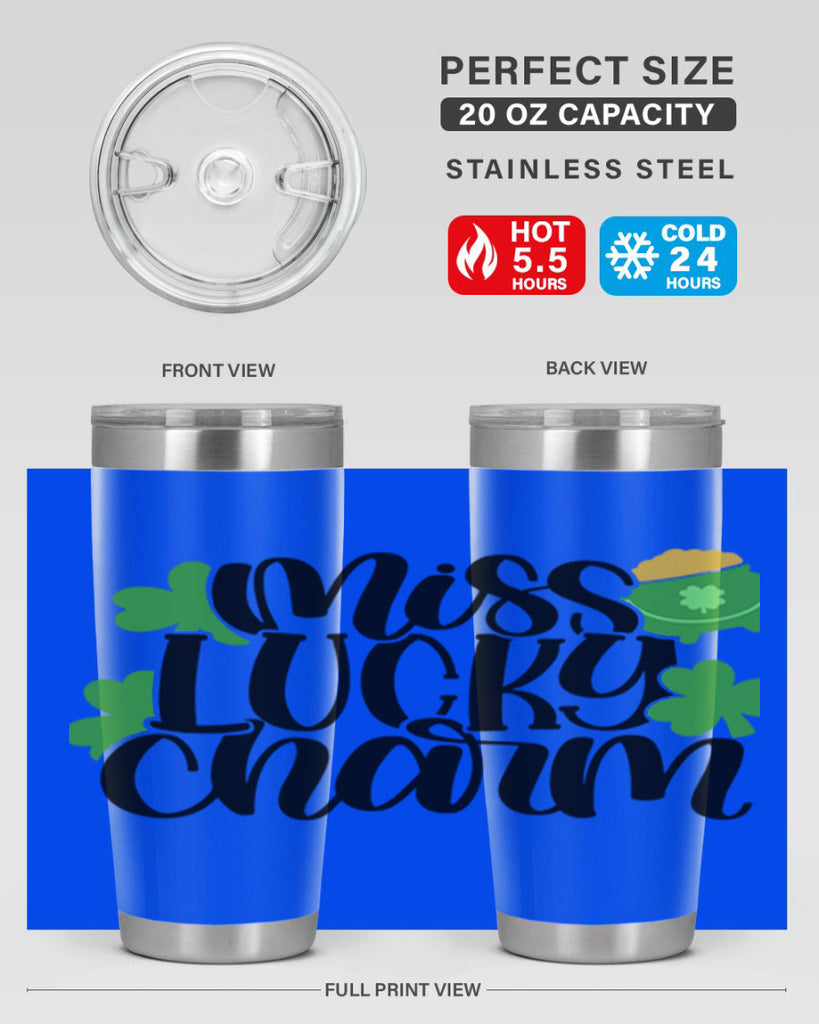 Miss Lucky Charm Style 48#- St Patricks Day- Tumbler