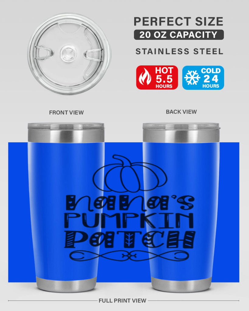 Nana s Pumpkin Patch 439#- fall- Tumbler