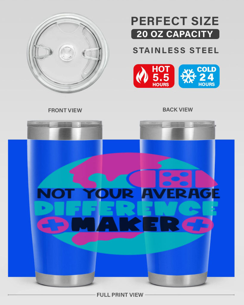 Not Your Averange Difference Maker Style Style 122#- nurse- tumbler