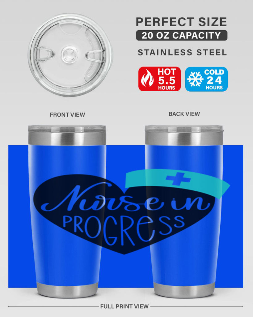 Nurse In Progress Style Style 112#- nurse- tumbler