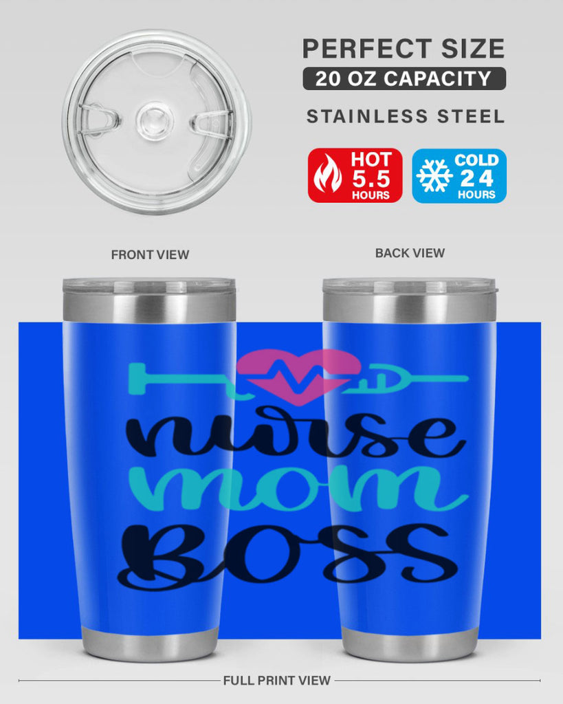 Nurse Mom Boss Style Style 101#- nurse- tumbler