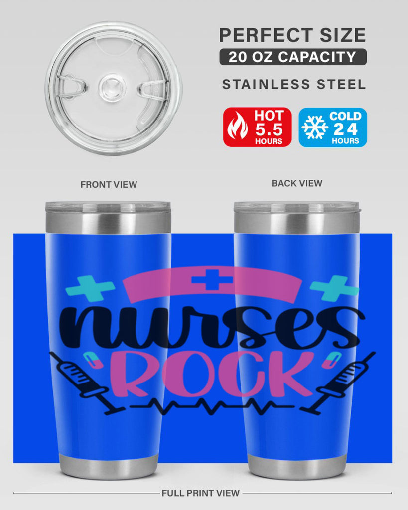 Nurses Rock Style Style 79#- nurse- tumbler