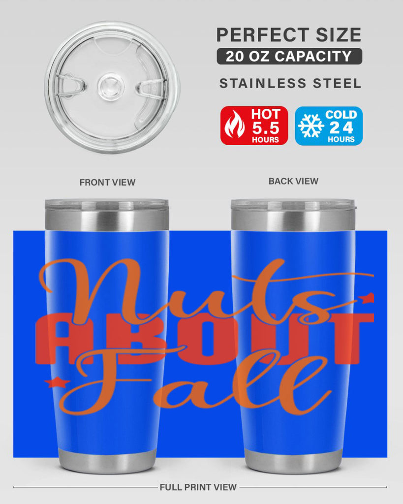 Nuts About Fall Design 444#- fall- Tumbler