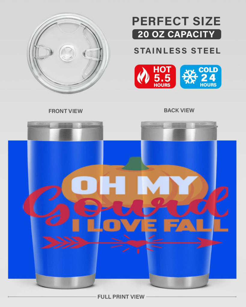 OhMyGourdILove 459#- fall- Tumbler