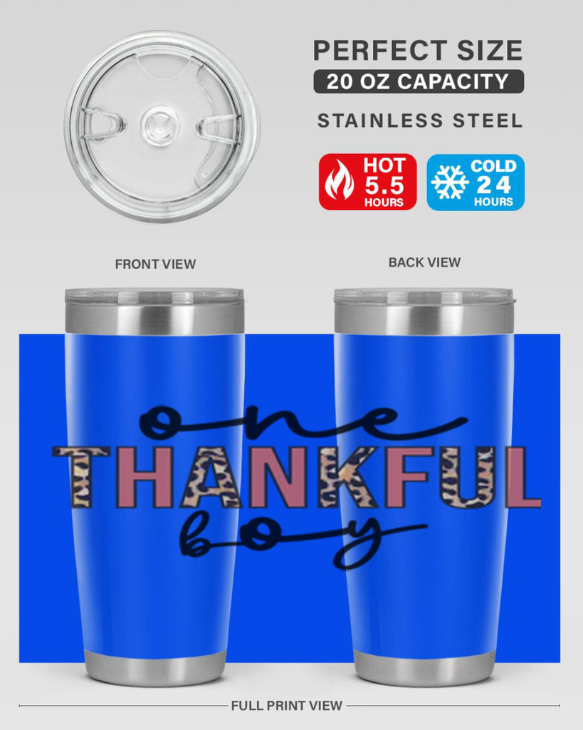 One thankful boy 462#- fall- Tumbler
