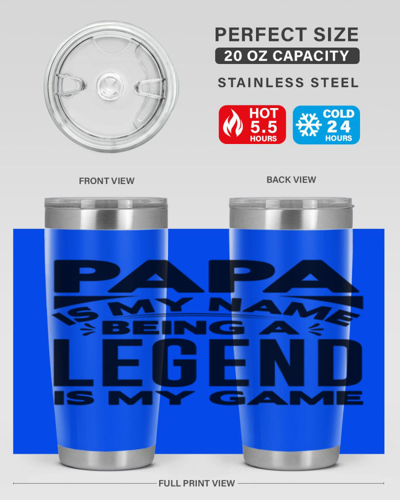 Papa 125#- grandpa - papa- Tumbler